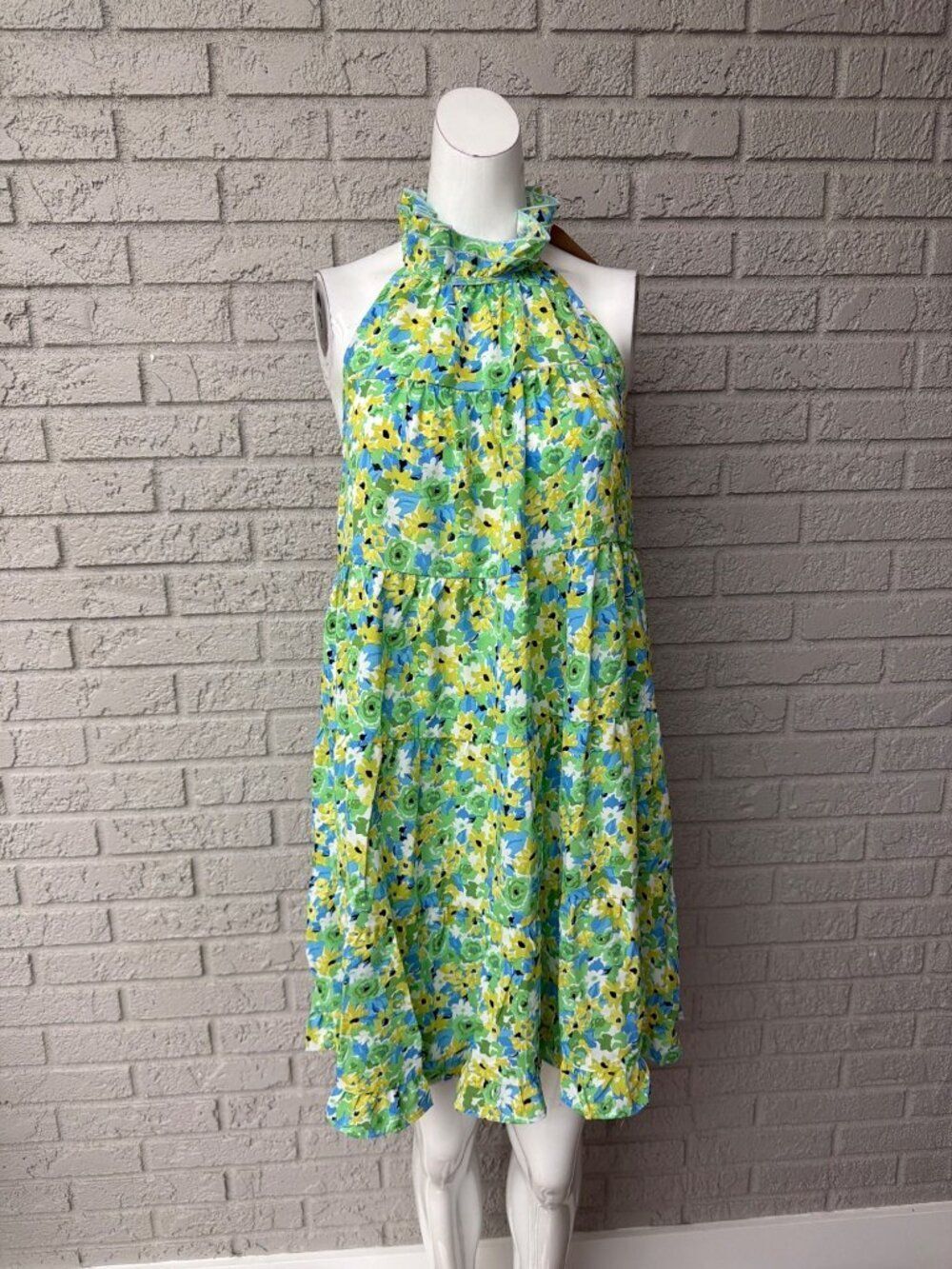 Umgee Women’s Floral Sleeveless Better With You Dress Size M
